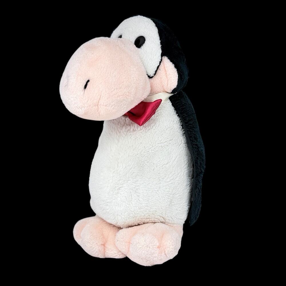 Dakin OPUS Plush Penguin 12 in Red Bowtie Bloom County 1984 VTG Washington Post